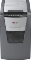 Rexel Optimum AutoFeed+ 150M Aktenvernichter mit Partikelschnitt P-5, 2 x 15 mm, bis 150 Blatt, schwarz