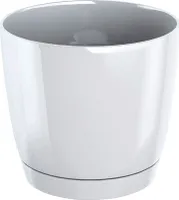 Prosperplast Coubi Round P 28x28x26.2 Cm Blumentopf Weiß  Weiß One Size