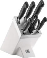 Zwilling Four Star Zestaw 5 noży w bloku samoostrzącym biały