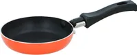 MINI BRATPFANNE Ø12cm Antihaft Aluminium Spiegeleipfanne Eierpfanne Blini Butterpfännchen Spiegelei Pfanne 4  (Orange)