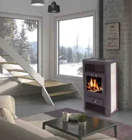 Kaminofen 11kW Kachelofen Heizofen Ofen Kamin Holzofen EEK A 56313