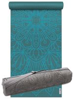 Yoga-Set Starter Edition - lotus mandala (Yogamatte + Yogatasche) blau, grün