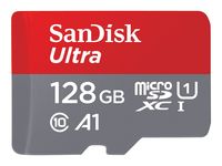 SanDisk Ultra microSDXC A1 120MB/s Class 10 Speicherkarte + Adapter 128GB