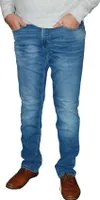 HERO STRETCH JEANS HOSE - PORTLAND SLIM STRAIGHT FIT - Blue Used Wash(W38,L32)