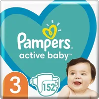 Active Baby 3 Windeln (6-10 kg), 152 Stk. Pampers 152 Stück