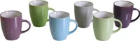 Kaffeebecher Keramik 350 ml farb. sort.