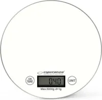 Esperanza EKS003W Elektronische Küchenwaage Weiß Rund