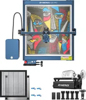ATOMSTACK A20 Pro/X20 Pro Graviermaschinen, 20W Gravier 400*400mm mit F30 Pro Air Assist System, R3 Pro Roller Set, Honeycomb Wabentisch 400 x 400mm
