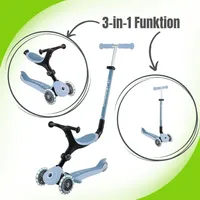 Globber - GLOBBER GO-UP Active Lights ECO 3in1