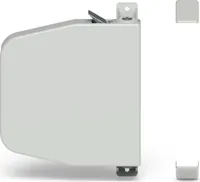Gurtwickler Mini weiss schwenkbar ohne Gurtband