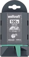 Wolfcraft Profi-Trapezklingen 0,65 x 61 mm 100 Stück