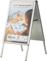 magnetoplan zákaznická zátka SP stříbrná DIN A2 2 přihrádky