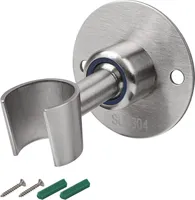 Brausehalter, MYLERCT Edelstahl Duschkopfhalterung, Duschhalterung mit 360 Grad Kugelgelenk Verstellbar, handbrause halterung mit Schrauben, für Dusche Badezimmer