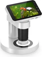 Přenosný profesionální optický mikroskop s 1000násobným zvětšením, 4,0palcovou barevnou obrazovkou TFT, univerzální sada pro vědecké experimenty pro studenty základních a středních škol