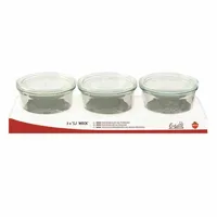 EINKOCHWELT 242-50ST3EW Sturzform-Glas 3 x 1/4L zásobník, 741, EINKOCHWELT, číry (1 sada)