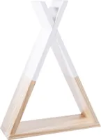 Atmosphera Detská drevená polička teepee biela