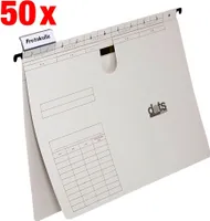dots 50 Hängehefter Karton lichtgrau