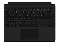 Microsoft Surface Pro X Keyboard, QWERTY, Trackpad, Microsoft, Surface Pro X, Surface Pro 8, Schwarz, Kunststoff