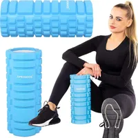 SPRINGOS Masážní válec na fascii s nopky Masážní válec 33 cm Samomasážní sportovní válec Fitness Jóga Pilates
