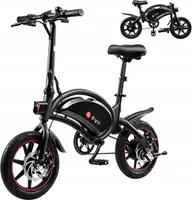 DYU D3F Skladací elektrický bicykel, 14" 36V e-bike, 3 jazdné režimy, unisex dospelí