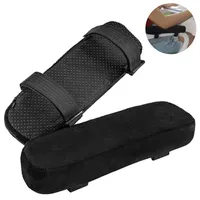 Armlehnen Pads,2 Stück Ergonomische Memory Foam Anti-Rutsch Elbow Support Kissen Office Home und Gaming Stuhl Armlehne Abdeckungen Kissen für Ellenbogen Relief(Black)