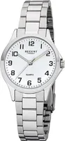 Regent Metall Damen Uhr 2252410 Analog Armbanduhr silber Metallarmband D2UR2252410