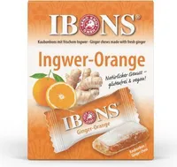 Ibons Zázvor Orange Box Žuvacie cukríky 60 g