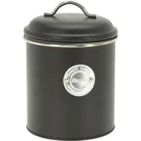 Pojemnik do przechowywania z pokrywką, metalowy, 1,5 L
