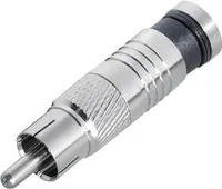 Cinch-Kompressionstecker für Kabel-Ø 6 mm