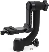360° stativ Panorama Gimbal Pan Head Ball Head Mount s rychloupínací destičkou pro digitální zrcadlovky s teleobjektivem (černý)