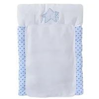 Baby-Delux Wickelauflage 50x70 inkl. abnehmbarer Frotteeauflage Twinkle Star Blau Wickelunterlage Wickelkommode, Wickeltisch Baumwolle waschbar