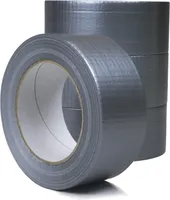 96 Rollen 48 mm x 50 m Panzertape Gewebeband Klebeband Steinband Tape Grau