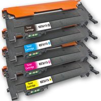Tonerset kompatibel für HP Color Laser MFP 178nwg Drucker, 4 Tonerkartuschen ersetzen 117A: 117A BK / W2070A, 117A C / W2070A, 117A M / W2070A & 117A Y / W2070A