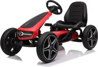 Gokart für Kinder Mercedes - 3 bis 7 Jahre - Verstellbarem Sitz - EVA-Räder - Rot