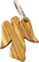 Schlüsselanhänger aus Holz Engel