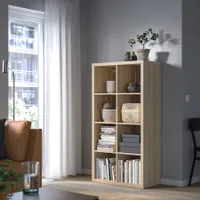 Kallax Regal 77x147x39 Bücherregal Wandregal Raumteiler Eicheneff wlas
