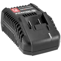 PRAKTIK Flexpower Akku-Ladegerät PTQC01 3A Ladestrom LED-Anzeige Profi Laden