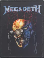 Megadeth - Nažehlovací nášivka "Bloodlines" RO4797 (jedna velikost) (černá/bílá)