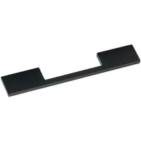 Griff Nestis Möbelgriff Breite 200 mm Schubladengriff Zinkdruckguss schwarz matt