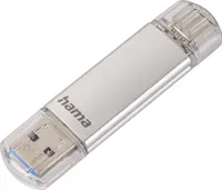 hama USB 3.0 / 3.1 Speicherstick "C-Laeta" 32 GB silber