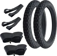 2x Reifen Enduro Motocross Kenda K270 2.75-19 (2 3/4 x 19) 43P TT + Schlauch + Felgenband