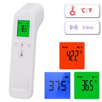 LCD Hochpräzises Digital Infrarot Fieberthermometer Stirn und Ohr Kontaktlos Thermometer Baby Erwachsene Thermometer