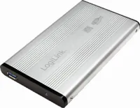 Logilink Geh. 6.3cm (2,5") USB 3.0/SATA  Silber ALU o. NT