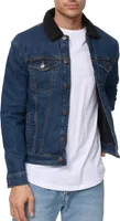 Tazzio Herren Jeansjacke A400 (Dunkelblau, XXL)