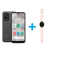 Bundle Smartphone 8100 und Smartwatch Watch pink