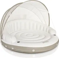 Intex 58292EU - Aufblasbare Lounge, Liegeinsel Canopy Island, 78 x 59 Zoll