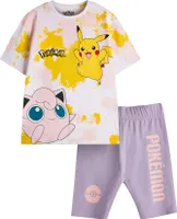 Pokemon - T-Shirt und Shorts für Mädchen NS8795 (128) (Bunt)