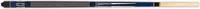 Billardqueue Hartholz 2-teilig 145 cm Tycoon blau