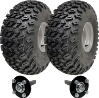 22x11.00-8 Zestaw do przyczep ATV Koła użytkowe Obręcze 35x35 Piasta i zwrotnica 750 kg
