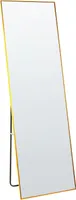 BELIANI Stojace zrkadlo zlaté hliníkový rám 50 x 156 cm obdĺžnikové so stojanom moderný dizajn